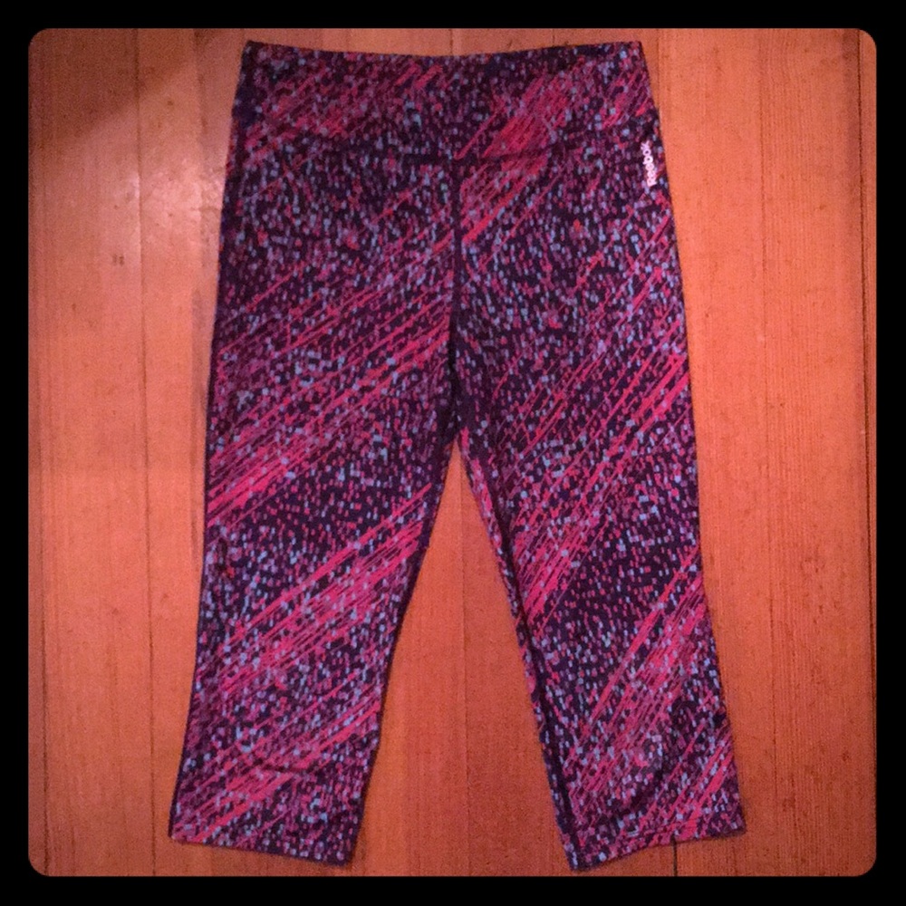 Reebok printed cropped leggings